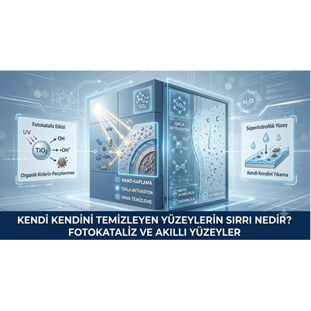 Kendi Kendini Temizleyen Duvar Boyaları ve Camların Sırrı Nedir?