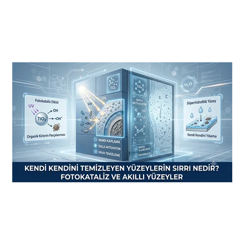Kendi Kendini Temizleyen Duvar Boyaları ve Camların Sırrı Nedir?
