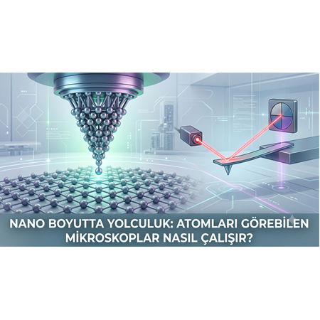 Nano Boyutta Yolculuk: Atomları Görebilen Mikroskoplar Nasıl Çalışır?