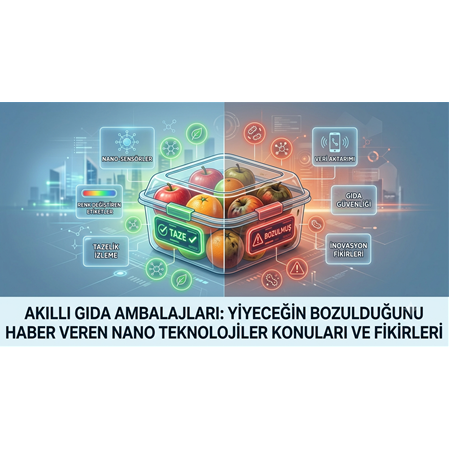 Akıllı Gıda Ambalajları: Yiyeceğin Bozulduğunu Haber Veren Nano Teknolojiler