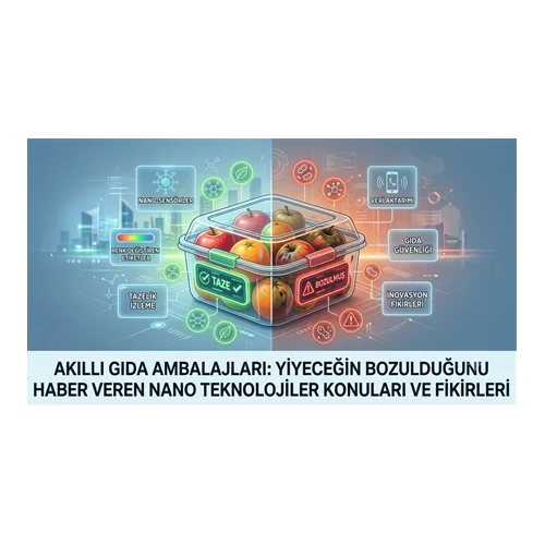 Akıllı Gıda Ambalajları: Yiyeceğin Bozulduğunu Haber Veren Nano Teknolojiler