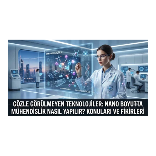 Gözle Görülmeyen Teknolojiler: Nano Boyutta Mühendislik Nasıl Yapılır?