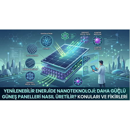 Yenilenebilir Enerjide Nanoteknoloji: Daha Güçlü Güneş Panelleri Nasıl Üretilir?