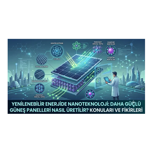 Yenilenebilir Enerjide Nanoteknoloji: Daha Güçlü Güneş Panelleri Nasıl Üretilir?