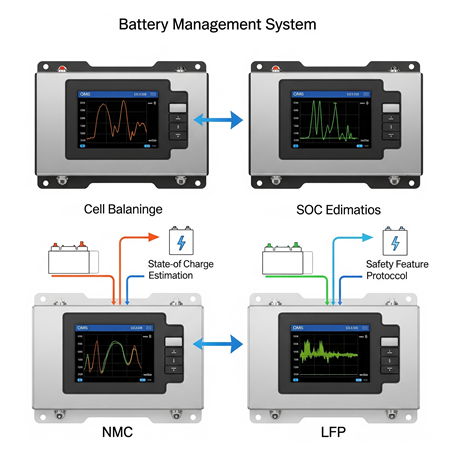 Batarya Yönetim Sistemleri NMC-LFP Uyumu
