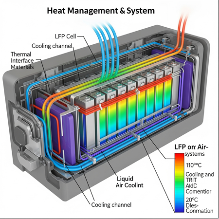 LFP Bataryalarda Isı Yönetimi ve Soğutma Sistemleri