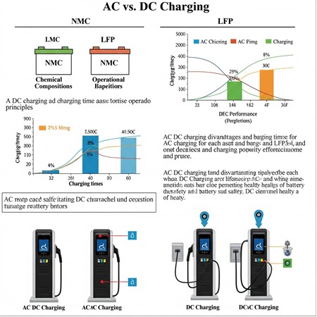 AC vs DC Şarj: NMC ve LFP için Ne Fark Eder?