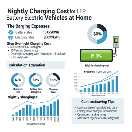 Evde Şarj: LFP Bataryalı Araçlarda Gecelik Şarj Maliyeti