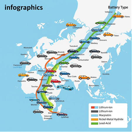 Araç Modellerine Göre Batarya Tipi Haritası