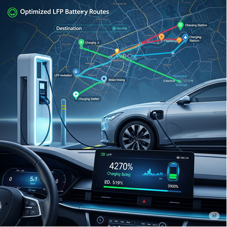 İçerik Pazarlamasına Uygun Blog Konuları LFP Bataryalı Araçlar İçin En İyi Şarj Rotaları