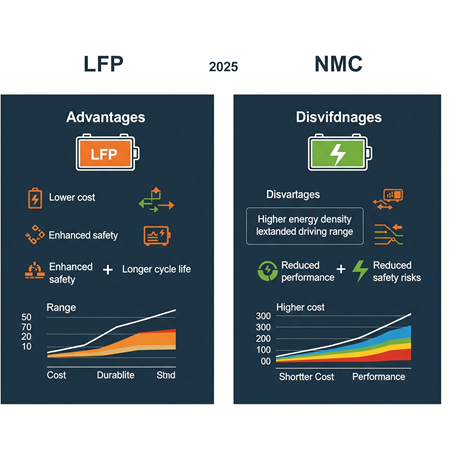 LFP vs. NMC Batarya Konusunda 2025'te Dikkat Edilmesi Gerekenler