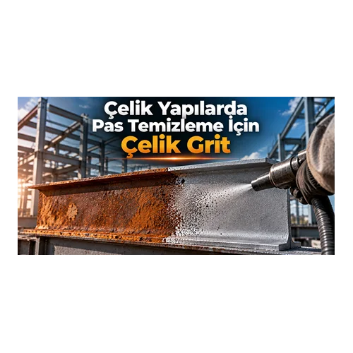 Çelik Yapılarda Pas Temizleme İçin Çelik Grit