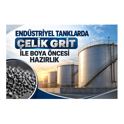 Endüstriyel Tanklarda Çelik Grit ile Boya Öncesi Hazırlık