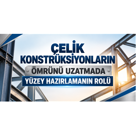 Çelik Konstrüksiyonların Ömrünü Uzatmada Yüzey Hazırlamanın Rolü