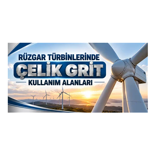 Rüzgar Türbinlerinde Çelik Grit Kullanım Alanları