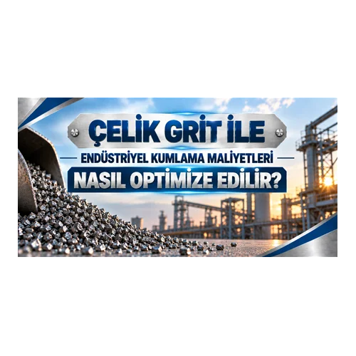Çelik Grit ile Endüstriyel Kumlama Maliyetleri Nasıl Optimize Edilir?