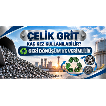 Çelik Grit Kaç Kez Kullanılabilir? Geri Dönüşüm ve Verimlilik