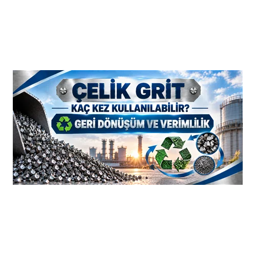 Çelik Grit Kaç Kez Kullanılabilir? Geri Dönüşüm ve Verimlilik