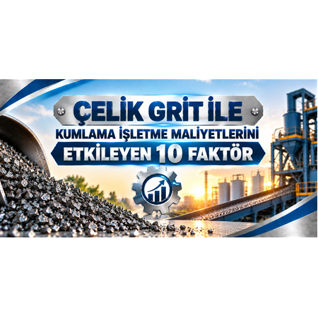 Çelik Grit ile Kumlama İşletme Maliyetlerini Etkileyen 10 Faktör