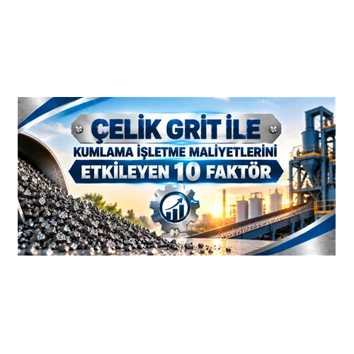 Çelik Grit ile Kumlama İşletme Maliyetlerini Etkileyen 10 Faktör