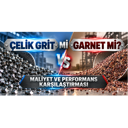 Çelik Grit mi Garnet mi? Maliyet ve Performans Karşılaştırması