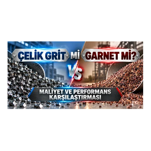 Çelik Grit mi Garnet mi? Maliyet ve Performans Karşılaştırması