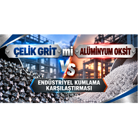 Çelik Grit mi Alüminyum Oksit mi? Endüstriyel Kumlama Karşılaştırması