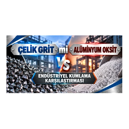 Çelik Grit mi Alüminyum Oksit mi? Endüstriyel Kumlama Karşılaştırması