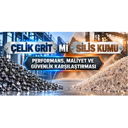 Çelik Grit mi Silis Kumu mu? Performans, Maliyet ve Güvenlik Karşılaştırması