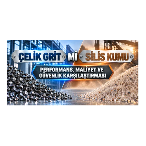 Çelik Grit mi Silis Kumu mu? Performans, Maliyet ve Güvenlik Karşılaştırması