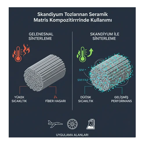 Skandiyum Tozlarının Seramik Matris Kompozitlerinde Kullanımı