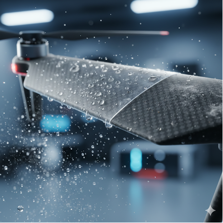 Dronlarda Toz Geçirmez Nano Katman Uygulamaları