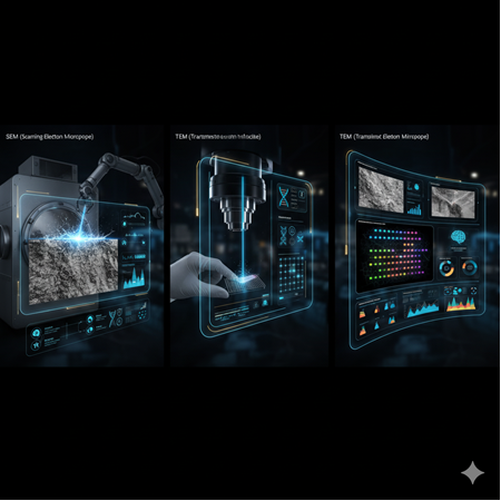 SEM ve TEM Mikroskoplarla Nano Yapı İncelemesi
