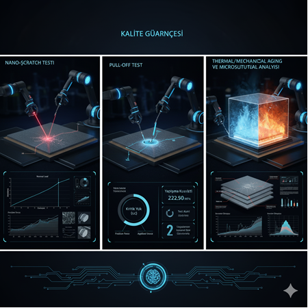 Nano Kaplamaların Yapışma Testleri