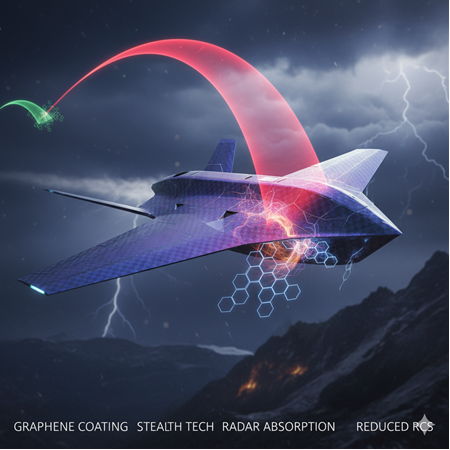 Grafen Kaplamalarla Radar İzinin Azaltılması