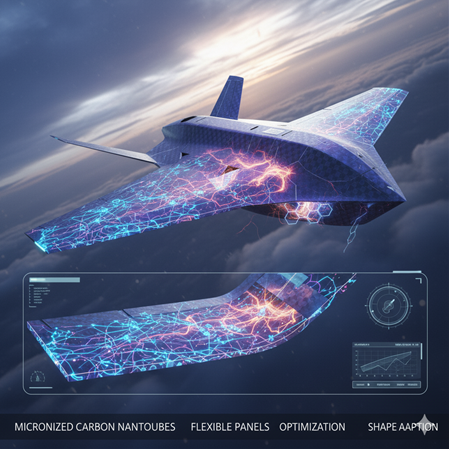 Mikronize Karbon Nanotüpler ile Esnek Uçak Panelleri