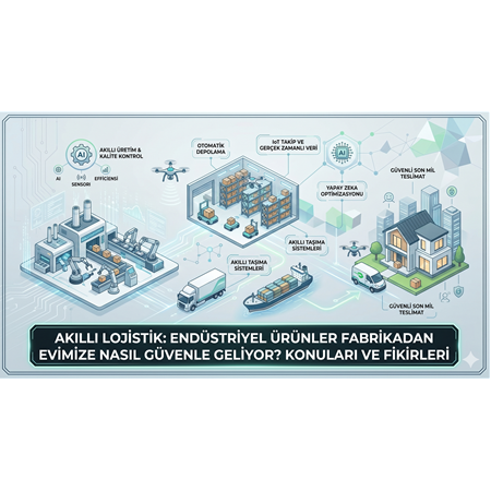 Akıllı Lojistik: Endüstriyel Ürünler Fabrikadan Evimize Nasıl Güvenle Geliyor?