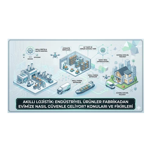 Akıllı Lojistik: Endüstriyel Ürünler Fabrikadan Evimize Nasıl Güvenle Geliyor?