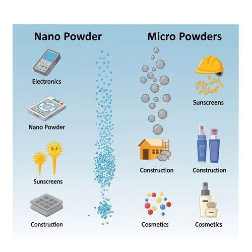 Nano ve Mikro Tozlar Nedir? Farkları, Kullanım Alanları ve Önemi