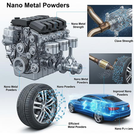 Otomotiv Sektöründe Kullanılan Nano Metal Tozları