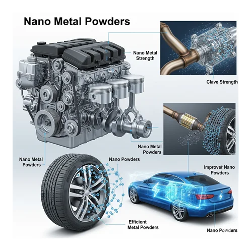 Otomotiv Sektöründe Kullanılan Nano Metal Tozları