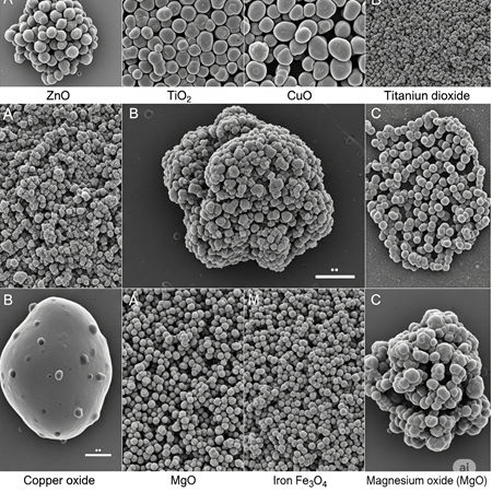 Akademide Yaygın Kullanılan Metal Oksit Nano Tozları