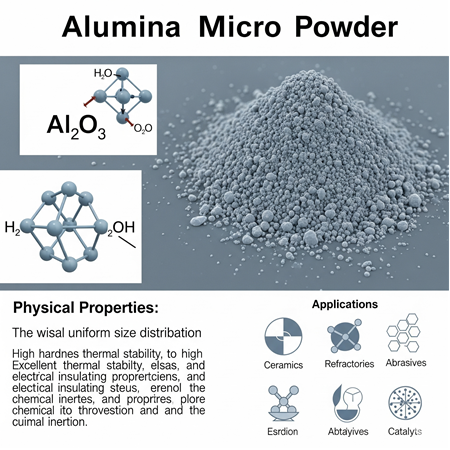 Özelleşmiş Malzemeler ve Bileşikler Üzerine Alümina (Al²O³) Mikro Tozu: Özellikleri ve Uygulamaları