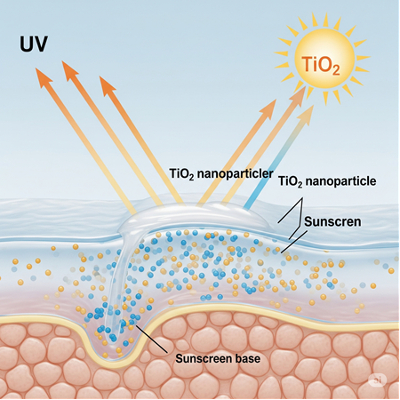 Titanyum Dioksit (TiO²) Nano Tozu ile Güneş Kremi Nasıl Etkileşir?