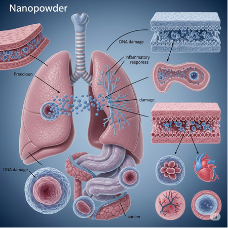 Güvenlik, Depolama ve Sağlık Etkileri Nano Tozlar Zararlı mı? Sağlık Üzerine Etkileri