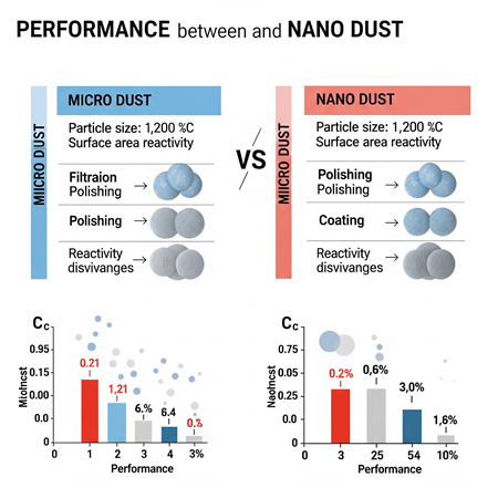 Mikro Tozlar vs Nano Tozlar: Performans Karşılaştırması