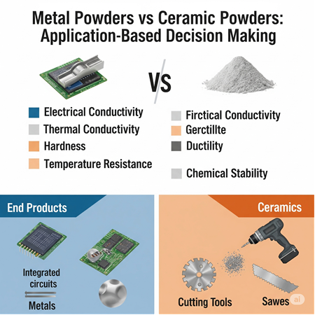 Metal Tozları mı, Seramik Tozlar mı? Uygulama Bazlı Karar Verme