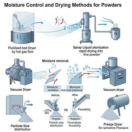 Tozlarda Nem Kontrolü ve Kurutma Yöntemleri
