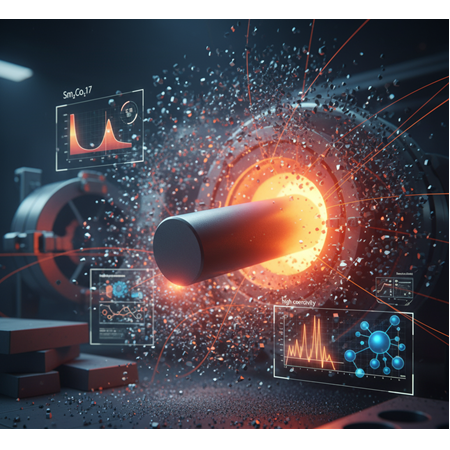 “Samaryum Kobalt Tozları ile Isıya Dayanıklı Mıknatıs Üretimi”