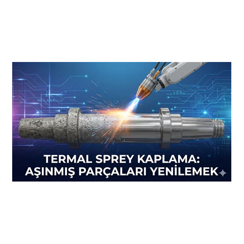 Termal Sprey Kaplama: Aşınmış Parçaları Yenilemek